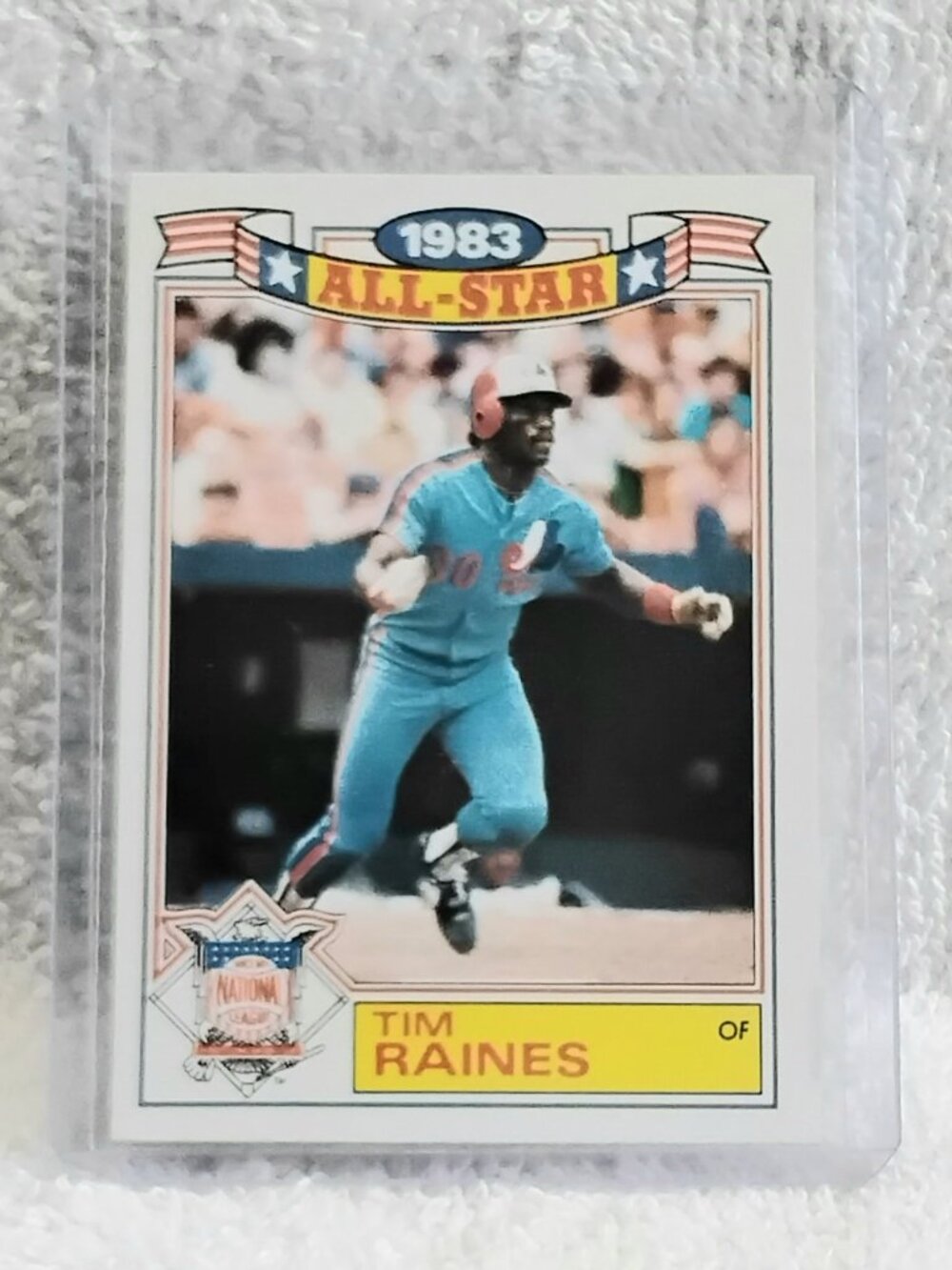 5/$20 Mint 1983 Topps Tim Raines All-Star Commemorative MLB Card 17!!